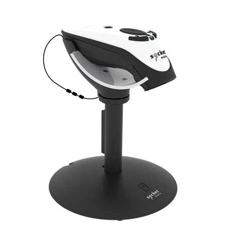 DuraScan D760, 2D Barcode Scanner and Travel ID Reader, White & Charging Stand